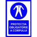 placuta pentru protectia obligatorie a corpului